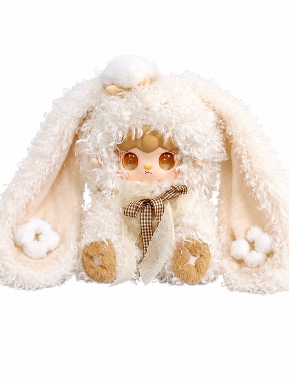 Yooki Bunny's Floral Fragments 400% Series Plush NEW - Cottony Clouds